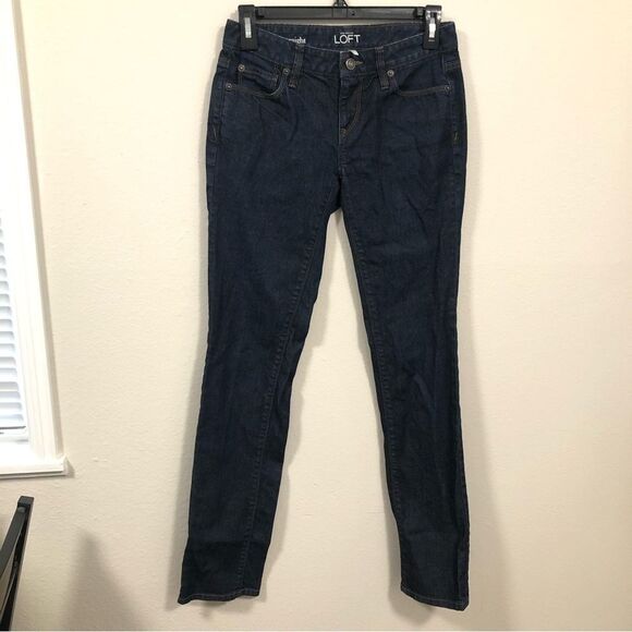 Ann Taylor Loft Women's Original Straight Jeans size 24 - Picture 2 of 6